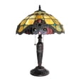 thumbnail image 2 of RADIANCE Goods Tiffany-Style 2 Light Victorian Table Lamp 14.5" Shade, 2 of 2