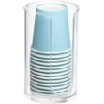 thumbnail image 1 of Plastic Bathroom Cup Dispenser, 3 oz Small Disposable Paper Cups Holder for Bathroom Vanity Countertop's Rinsing/Mouthwash Cups, 1 of 6