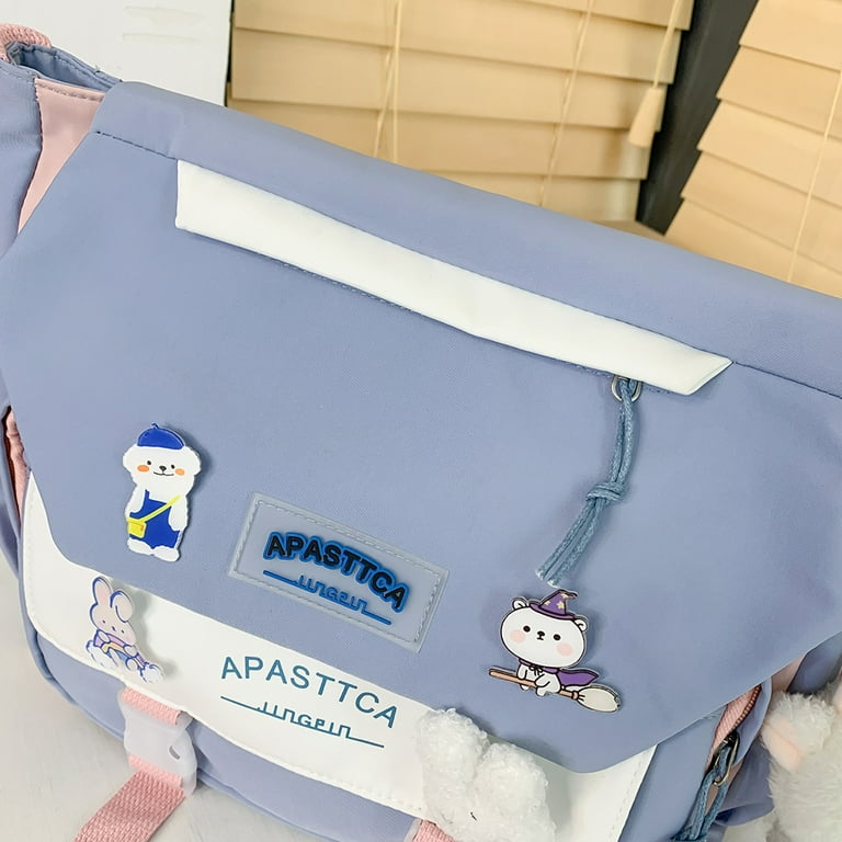 Blue messenger bag hot sale