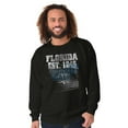 thumbnail image 5 of Florida FL Beach Boardwalk Souvenir Sweatshirt for Men or Women Brisco Brands S, 5 of 6