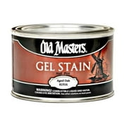 Old Masters Semi-Transparent Aged Oak Oil-Based Alkyd Gel Stain 0.5 pt