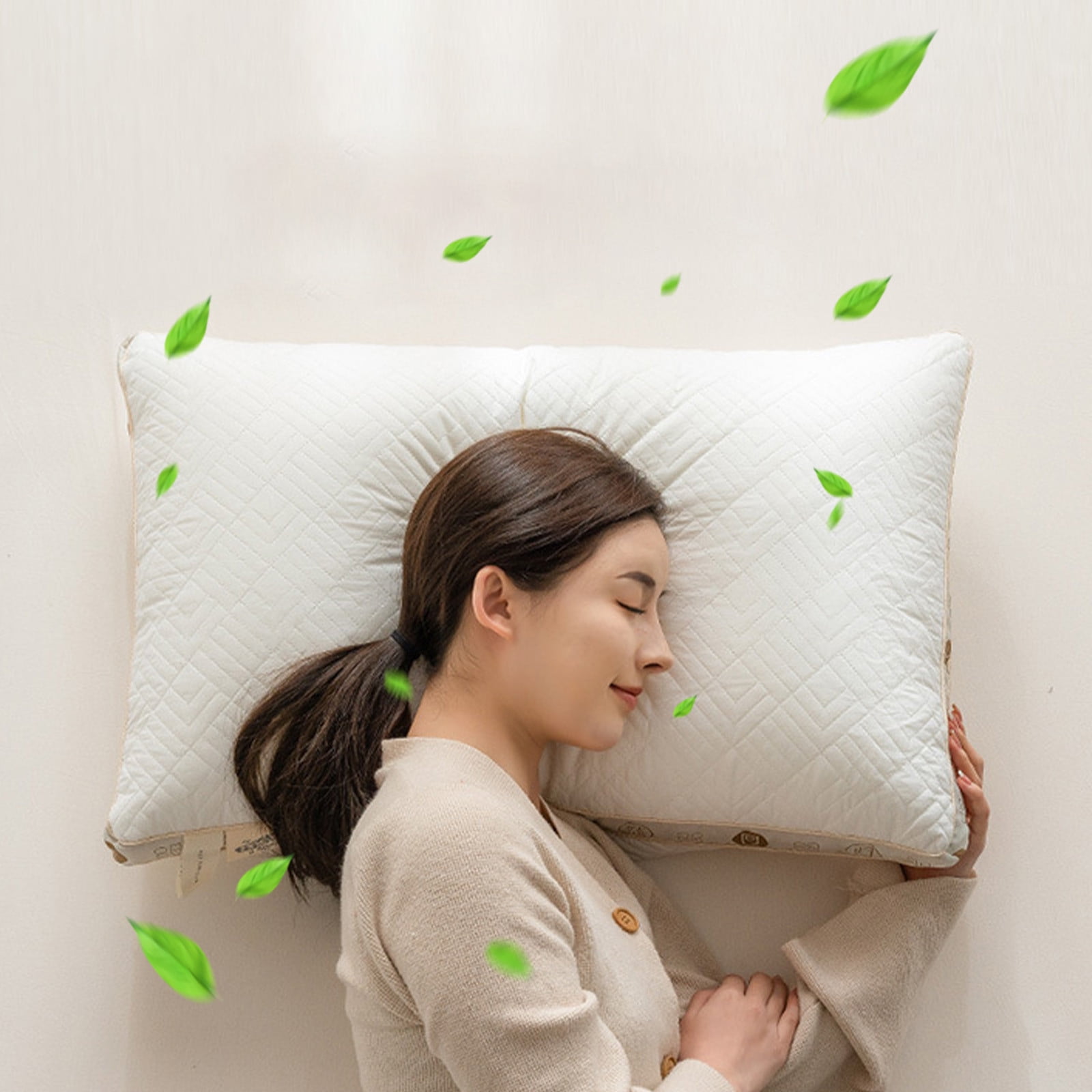 Danhjin Bedding Sizepillowcase Soy Fiber Pillow - Soft And Breathable for Restful Sleep Pillows