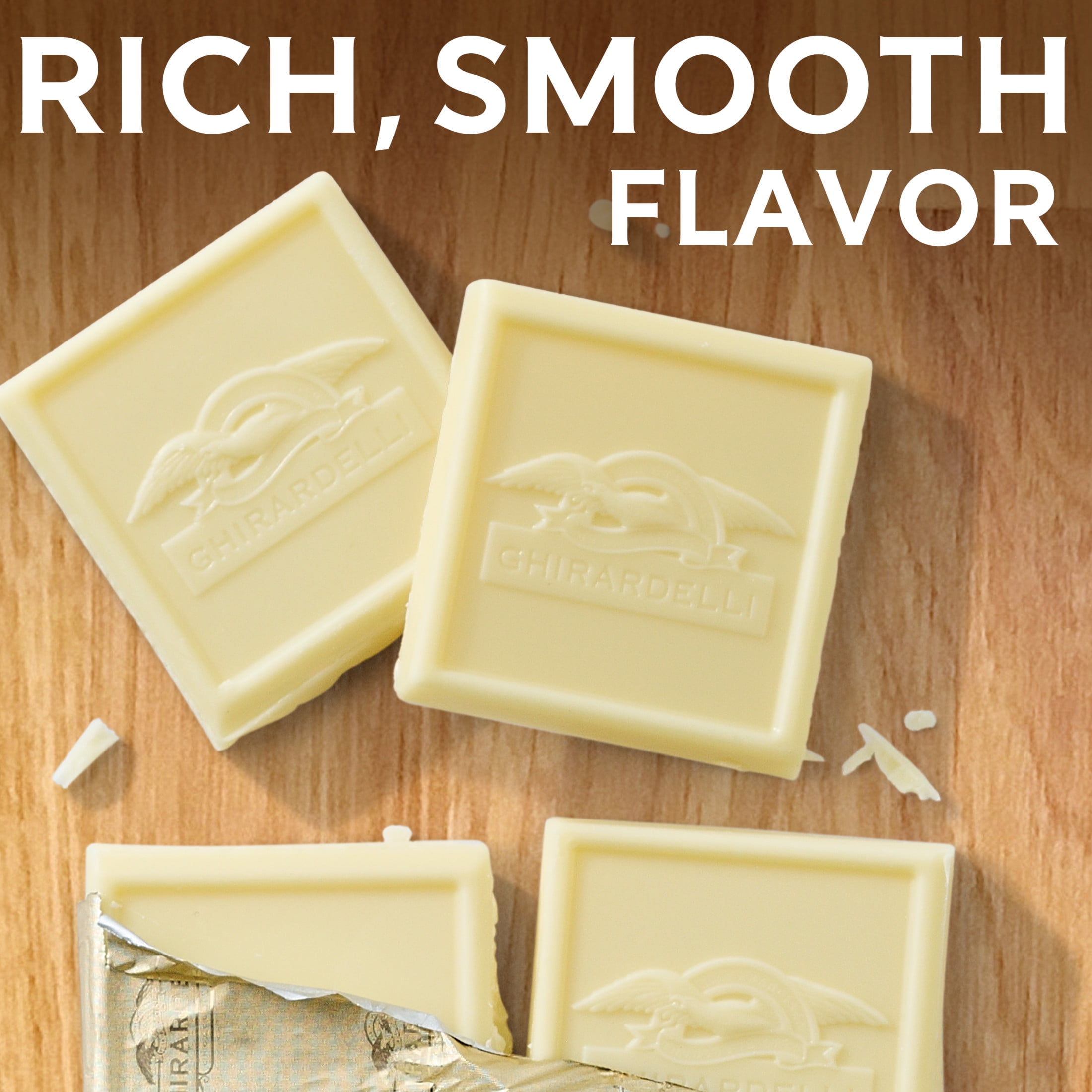 GHIRARDELLI Premium White Chocolate Baking Bar, 4 oz Bar
