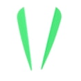 thumbnail image 4 of 100Pcs Arrows Vanes 4 Inch Plastic Feather Fletching for Diy Archery Arrows - 50 Pcs Green & 50Pcs Red, 4 of 7