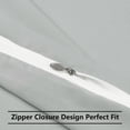 thumbnail image 4 of Unique Bargains 1800 Microfiber Zippered Pillowcases 2pcs, 4 of 10