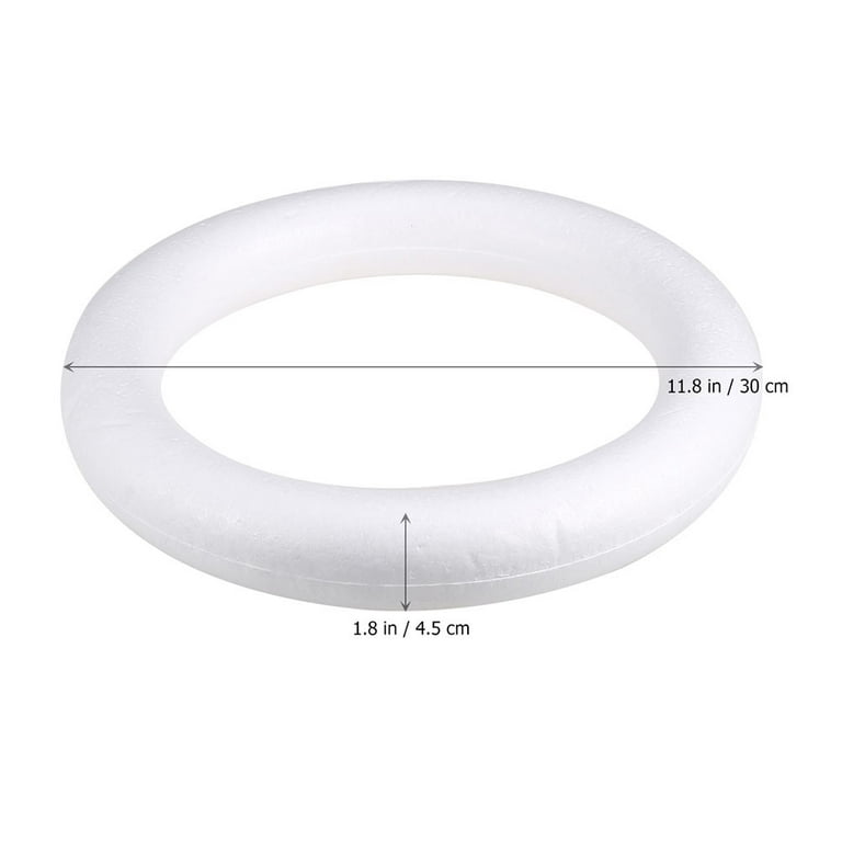 Ring Wreath Round Craft Christmas Smooth Wire Shape Circles Circle Flat Rings Frame