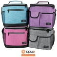 thumbnail image 6 of OPUX Large Insulated Lunch Bag for Men Women, Leakproof Thermal Lunch Box Work, Soft Lunch Cooler Tote Bag with Shoulder Strap for Adult, Reusable Lunch Pail, Purple, 6 of 8