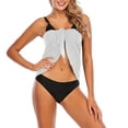 thumbnail image 5 of Qzwdhjm Swimsuit Coverups for Women Sarong Beach Bikini Wrap Semi-Sheer Short Skirt Chiffon Scarf for Summer Swimwear, 5 of 6