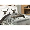 thumbnail image 3 of Pemberly Row 3-piece Deer in Snowy Forest King Comforter Set in Multi-Color, 3 of 3