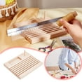 TIIFSWHS Quilting Ruler Holder Quilting Wooden Ruler Rack DIY Spool