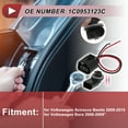thumbnail image 2 of 1 Juego de Cableado de Zócalo de Luz de Circulación Diurna DRL para Volkswagen Scirocco Beetle 2009-2015 No.1C0953123C Conector de Pigtail de Bombilla, 2 of 7