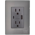thumbnail image 1 of Contacto Duplex Inoxium1X1U1BOxford 1Pza USB A/USB C/Contacto Duplex 110/125-250VCA 15A 50/60Hz 5VDC 3A Plateado/Oxford, 1 of 2