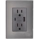 thumbnail image 1 of Contacto Duplex Inoxium1X1U1BOxford 1Pza USB A/USB C/Contacto Duplex 110/125-250VCA 15A 50/60Hz 5VDC 3A Plateado/Oxford, 1 of 2