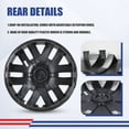 thumbnail image 3 of 1 Pc 16" Steel Wheel Hubcaps for 2004-2010 Toyota Sienna,Wheel Rim Cover,Snap on Car,PP,Lacquer, 3 of 8