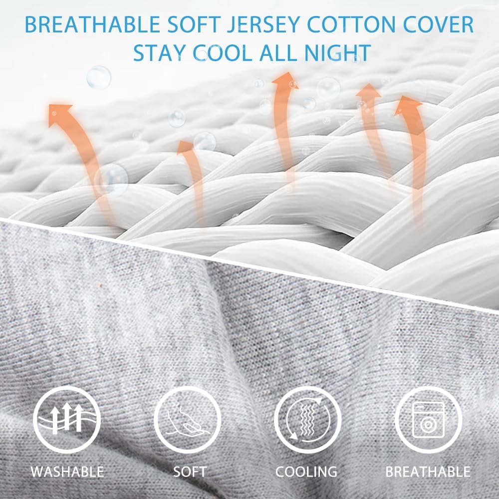 Chilling Home Pregnancy Pillow, J Shape Pregnancy Pillows for Sleeping, Body Pillow for Sleeping, Body Pillows for Adults, Maternity Pillow, with Jersry Removable Cover, Grey