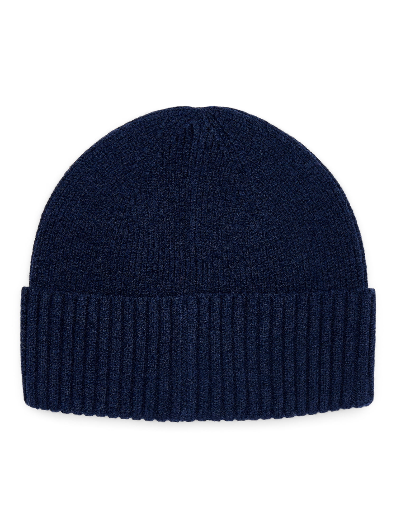 Time and Tru Women's Ribbed Beanie, Dark Navy