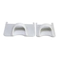 thumbnail image 2 of Rongfmy 2Pcs Edge Stitch Lock Sewing Gauge Thumb Guide Rulers for Project Embroidery White, 2 of 8