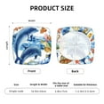 thumbnail image 5 of Goofa Marine Animals Printed Couch Cushion Covers,Soft and Durable Throw Pillow Case , Floral Sofa Magic Sofa Stretch Cushion Couch Covers Washable, 5 of 9