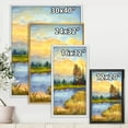 thumbnail image 4 of Designart 'The Awakening of Nature Over Meadows' Lake House Framed Canvas Wall Art Print, 4 of 5
