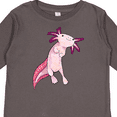 thumbnail image 4 of Inktastic Axolotl Says Hello Cute Salamander Boys or Girls Long Sleeve Toddler T-Shirt, 4 of 5