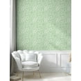 thumbnail image 5 of Ambesonne Leaves Peel & Stick Wallpaper for Home, Simplistic Branches Plants, 13"x72", Fern Green and White, 5 of 6