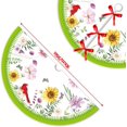thumbnail image 2 of Sunflower Tree Skirt Bird, Christmas Tree Decoration Soft Plush Tree Mat Holiday Party 36 inches, 2 of 6