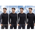 thumbnail image 2 of DARESAY Men’s Dri-Fit Long Sleeve Performance Shirts – 4-Pack Moisture-Wicking Quick-Dry Active Tees, Breathable Workout & Training Tops (Up to 3XL), 2 of 10