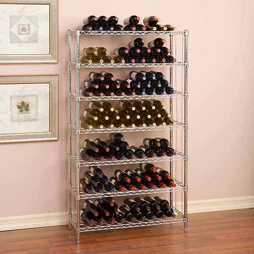 Seville Classics 7Tier 168 Bottle Wine Rack, SHE16473Z