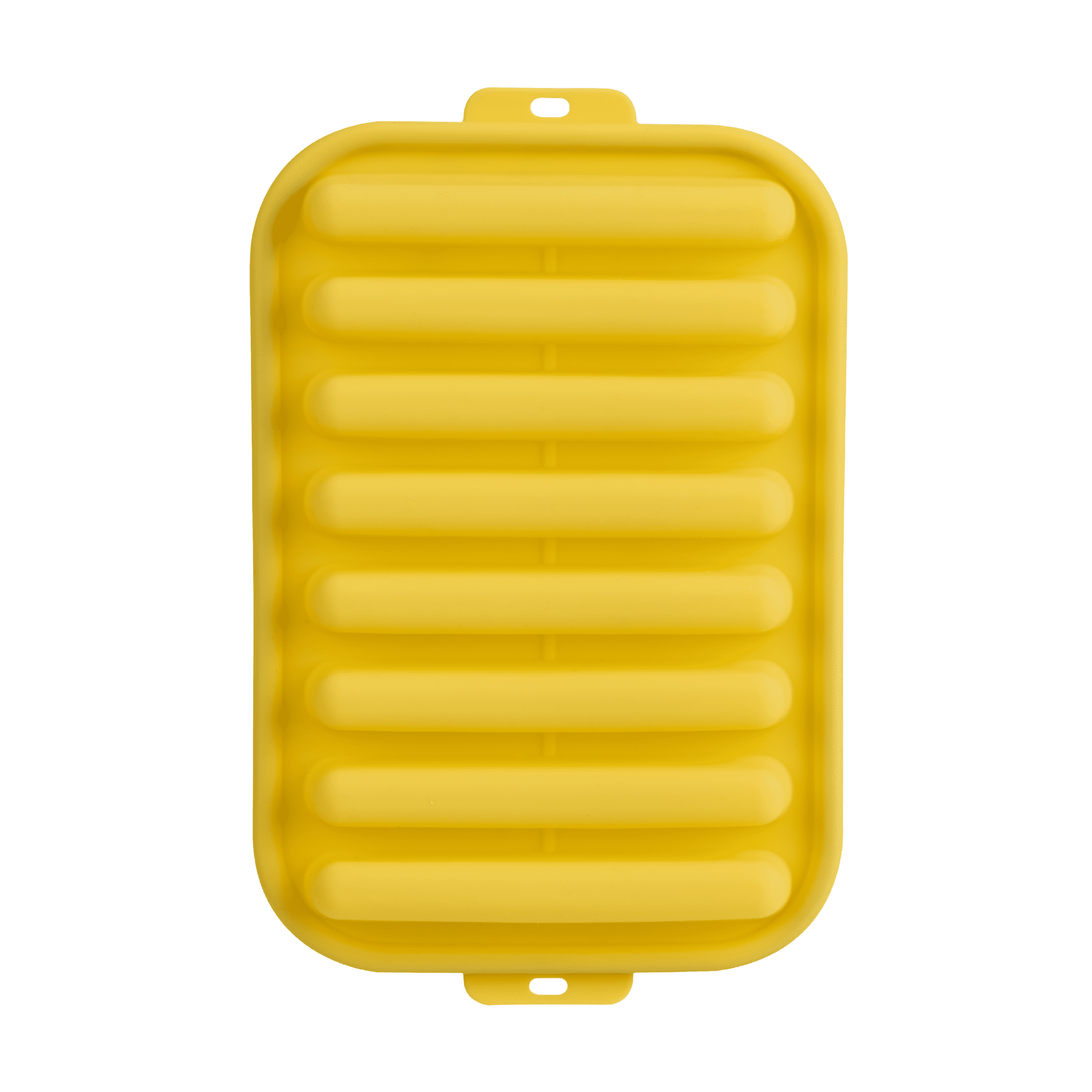 Mainstays Silicone Ice Cube Trays, Stick Shape For Water Bottles (8 Ice Cubes) Yellow
