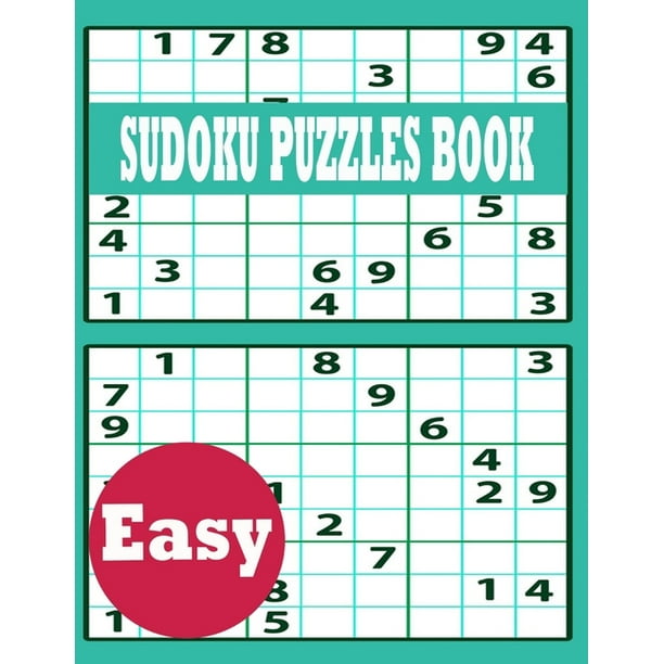 easy sudoku puzzle book including instructions and answer keys for adults paperback walmart com walmart com