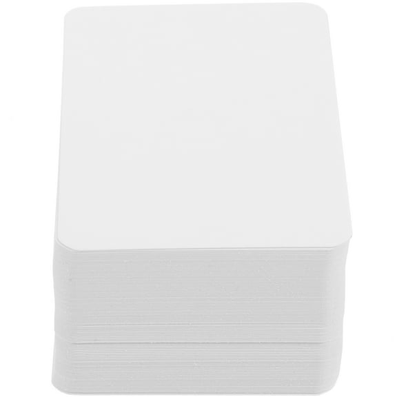 Blank Playing Cards Multi-function Graffiti Business Paper White Coated 100 Pcs