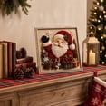thumbnail image 3 of Christmas DIY Fabric Stamping Set for Adults, Hand Made Art Craft for Adults, Home Decor Wall Art, Beginner DIY Seasonal Party Gift (Santa #B), 3 of 6