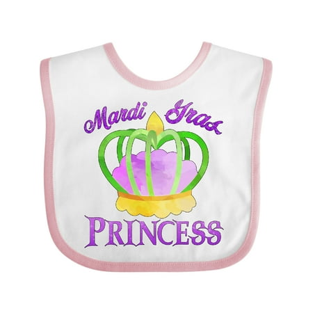 

Inktastic Mardi Gras Princess Gift Baby Girl Bib