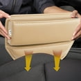 thumbnail image 4 of Hxlamzoo Car Seat Gap Organizer, Premium Leather Auto Seat Storage Box, Vehicle Adjustable Front Seat Gap Filler, Car Seat Side Pocket Organizer for Phones, Glasses, Keys, Money, Cards, 4 of 8