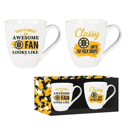 

Ceramic Cup o Java 17oz Gift Set Boston Bruins