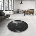 thumbnail image 3 of Ahgly Company Indoor Square Patterned Ash Gray Area Rugs, 5' Square, 3 of 6
