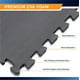 thumbnail image 5 of Tapete Puzzle Marcy Negro 1/2 Pulgada de Grosor para Adulto Unisex, 5 of 7