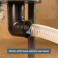 thumbnail image 5 of POWERTEC 4 Inch Dust Port to 2-1/2 Inch Hose Reducer, Dust Collection Fittings for 4" Machinery Dust Port and 2-1/2" Dust Collection Hose & Shop Vacuum Connection, 70291, 5 of 7