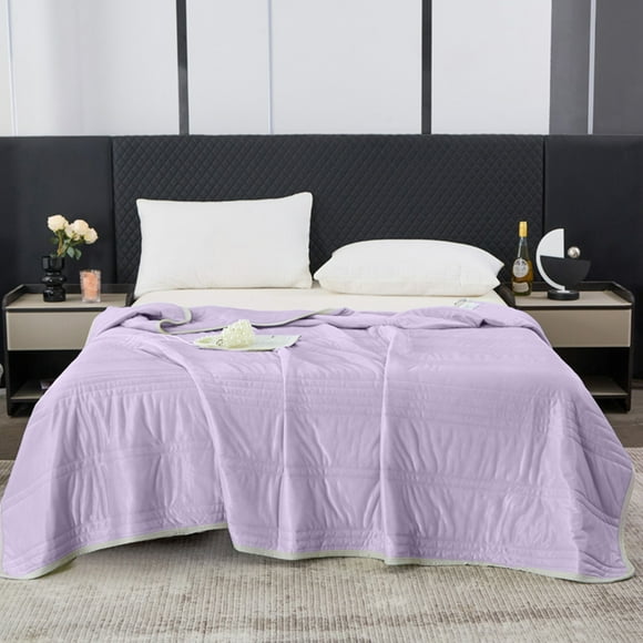 Summer Cooling Quilt All Season Ligera Bedspread 60x79 Soft Breathable Cover Hot Sleepers Temperature Regulating Comfortable Bedroom Upgrade, Ukhbmc