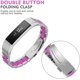 thumbnail image 3 of Greeninsy Coatible with Fit bit Alta Bands Metal, Special Edition Replacement for Alta HR Stainls Steel Bands Adjustable Accsory Wristband Small Large for Alta Bracelet Women Men, 3 of 5