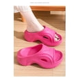 thumbnail image 2 of Nvzi-a Pillow Slippers for Women and Men Non Slip Quick Drying Shower Slides Bathroom Sandals ，Ultra Cushion ，Thick Sole（Size：36-37，Rose）, 2 of 2