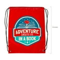 thumbnail image 2 of 14" x 18" Large Polyester Enchanted Adventure Drawstring Bags – 12 Pieces, 2 of 3
