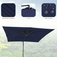 thumbnail image 6 of CHYVARY 8.2 x 8.2ft Patio Offset Umbrellas Outdoor Hanging Market Patio Umbrella, 50+ UV Protection Cantilever Outside Umbrellas for Yard, Pool and Deck,Navy Blue, 6 of 6