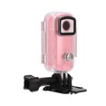 thumbnail image 3 of Videocámara A Prueba De Agua, Cámara Deportiva, Portátil, Liviana, Fácil De Operar Con Base De Transferencia Para Viajar, Esquiar, Surfear, Bucear Cergrey Rosa, 3 of 8