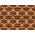 thumbnail image 1 of Ahgly Company Machine Washable Indoor Rectangle Transitional Orange Area Rugs, 4' x 6', 1 of 7