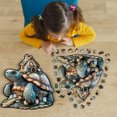 thumbnail image 6 of Magic Sea Turtle Wooden Puzzles for Adults Nature Village Art Animal Landscape Jigsaw Puzzles Impossible Aesthetic Hard Difficult Challenging Puzzle As Family Game, 6 of 6