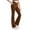 A246 Brown, variant on Teen Girls Flare Leggings Crossover Waist Slim Fit Wide Leg Yoga Pants for Dance Gym Workout Fashion Bottoms, 6-14Y