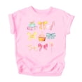 thumbnail image 4 of Girly Coquette Birthday Things Graphic Shirt for Toddlers, Girls & Teens Trendy Party T-Shirt Pink Shirt 4T, 4 of 5