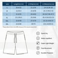 thumbnail image 6 of Adobk Strawberry And Flowers Print Men's Swim Trunks Hawaiian Bathing Suit Swimsuits Beach Shorts with Pockets-Small, 6 of 6