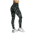 thumbnail image 1 of Gibobby Pantalones de mezclilla Imprimir Pantalones de yoga de cintura alta para mujer Leggings Medias Compresión Yoga Running Fitness Leggings de cintura alta(Bronce， M), 1 of 4